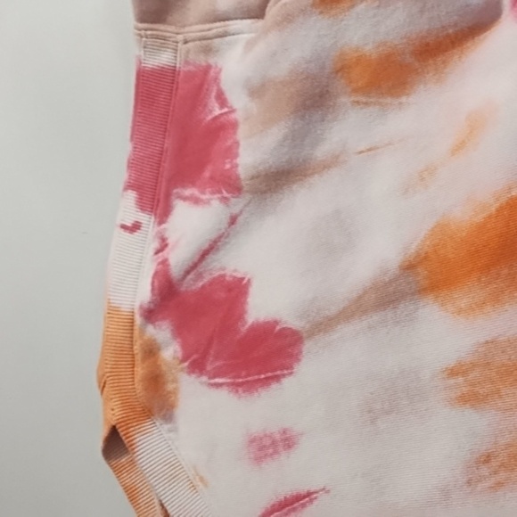 Colorful Tie-Dye Boxy Soft Sweatshirt Boatneck Large - Picture 6 of 10